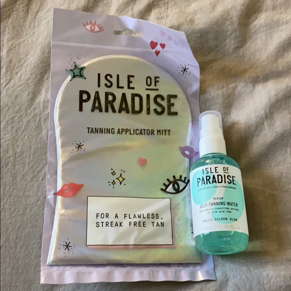 Isle of Paradise Tanning Water and Mitt